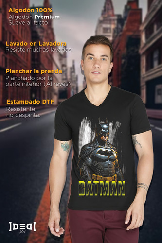 Playera Batman Cuello Redondo