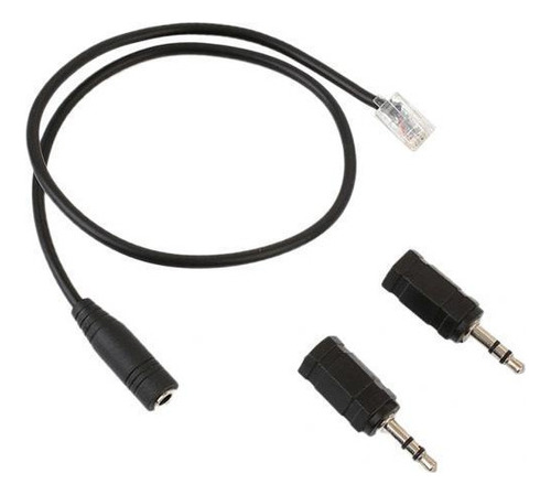 2 Cable De Auriculares 3.5mm 2.5mm A Rj9 Adapter Convertidor
