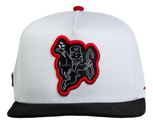 Gorra Jc Hats Jump En Blanco Y Negro Snapback 636