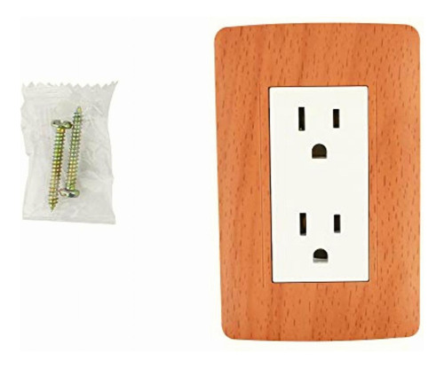 Sanelec 4512 Contacto Doble Aterrizado Con Placa, Toscana