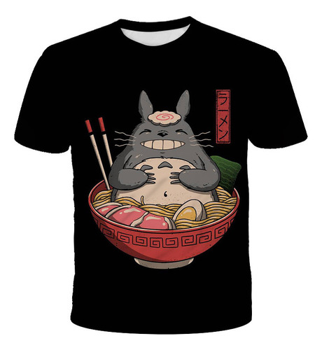 Preciosa Mi Vecina Totoro 3d Studio Ghibli Camiseta