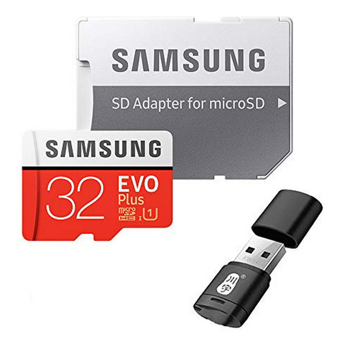 Tarjeta Micro Sd Samsung Evo Plus 32gb U1 Con Adaptador Y Le