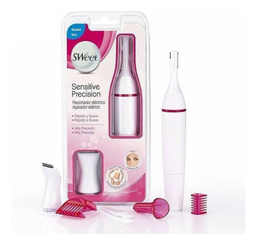 Aparador De Pelos Sweet Sensitive Precision Com 4 Cabeças