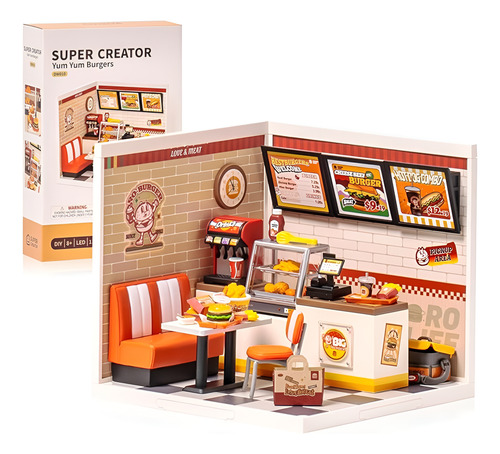 Robotime Rolife Super Creator Yumyumburgers Armable 3d Logon