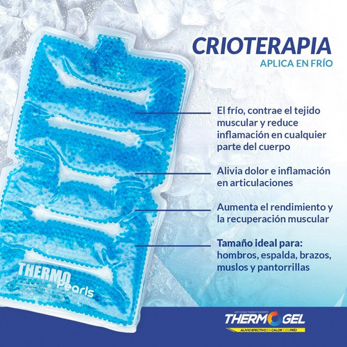 Imagen 5 de 9 de Duo Compresas G De Perlas Para Uso En Frio Thermogel Pearls
