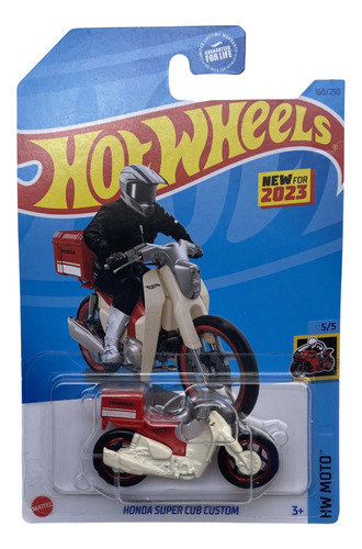 Hot Wheels 2023 (j) Hw Moto 160/250 - Honda Super Cub Custom