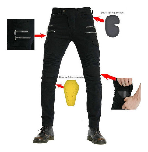 Pantalones De Motocross Para Hombre Pantalones Protectores D