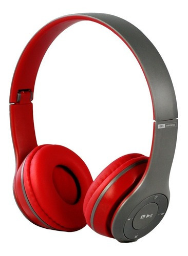 Audífonos Over Ear Smart Bass Bluetooth Mlab Rojo