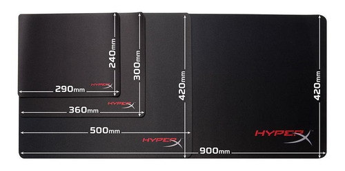 Imagen 3 de 5 de Mouse Pad Gamer Hyperx Fury S Pro Extra Large Negro