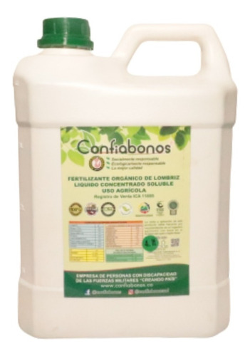 Fertilizante Mineralizado 4l - Confiabonos