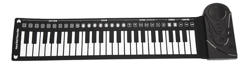 Portátil 49 Teclas Teclado Electrónico Mano Rolling Up