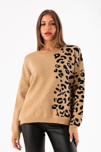 Sweateer Dubai Jacquard Animal Print