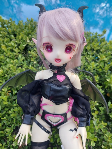 Muñeca Bjd 1/4, Cambio De Ojos Y Peluca (Usado)