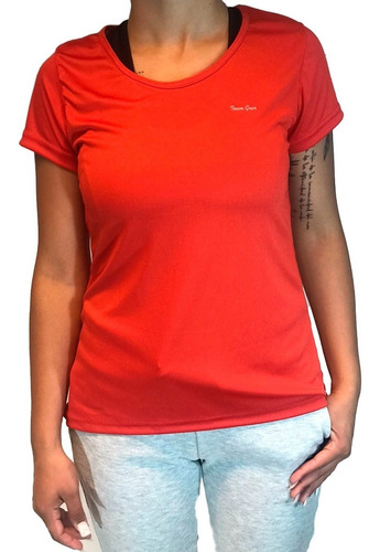 Remera Team Gear Running Mujer Tapac Rojo Cli