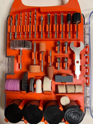 Imagen 2 de 3 de Juego De Accesorios Para Herramienta Rotativa Black&decker