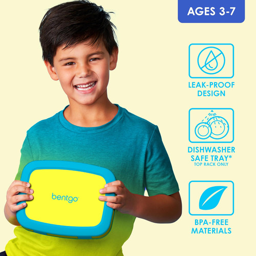 Fiambrera Bentgo Kids Estilo Bento Con 5 Compartimentos A Pr