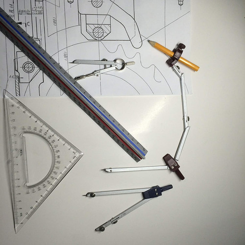 Compass For Geometry Drawing Tools Drafting Kits For Engine