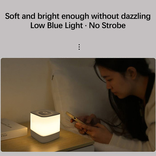 Lámpara De Mesa Para El Hogar, Luz Nocturna, 2000 Mah, Largo