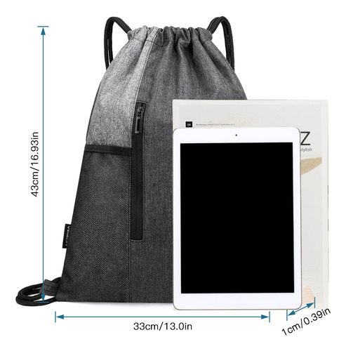 Bolsa De Gimnasio Con Auriculares Jack, Mochila Con Cordón,