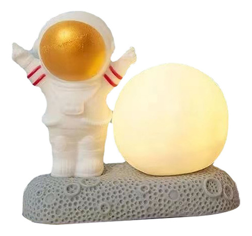 Lámpara De Noche Spaceman Moon Light Decorativa, Bonita