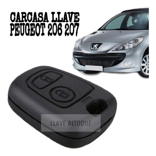 Carcasa Llave Peugeot 206 207 Armado Sin Cargo En El Acto