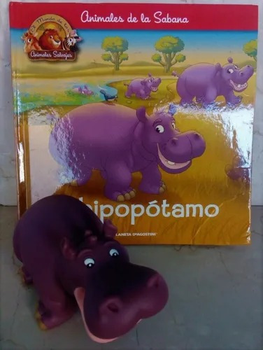 El Hipopotamo Animales De La Sabana Libro + Juguete