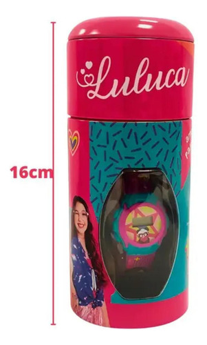 Cofrinho Luluca - Relógio Digital 2 Em 1 | Plástico