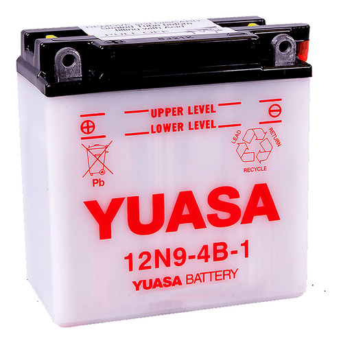 Batería Moto Yuasa 12n9-4b-1 Compatible Con Yb9-b . Yuasa 12