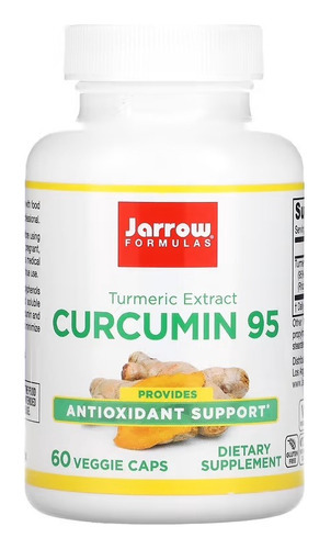 Jarrow Formulas Fitosoma De Curcumina 95 500 Mg 60 Cápsulas Sabor Sin Sabor