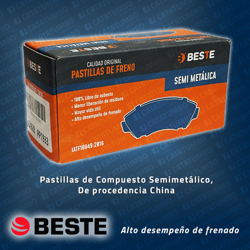 Pastillas Freno Delanteras Nissan Sunny 1.5 E15 1982 -