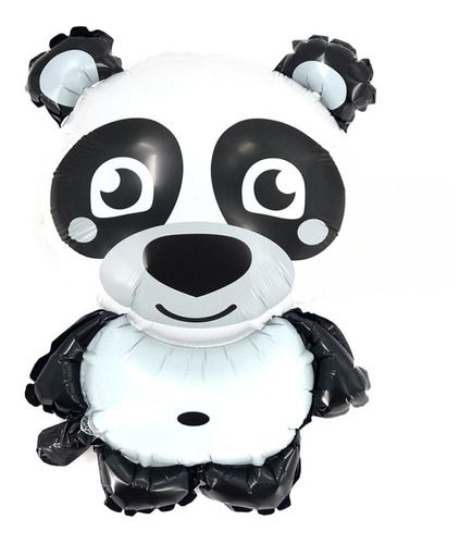 Globo Metalizado Oso Panda 62 X 44 Cm Cumpleaños Decoración