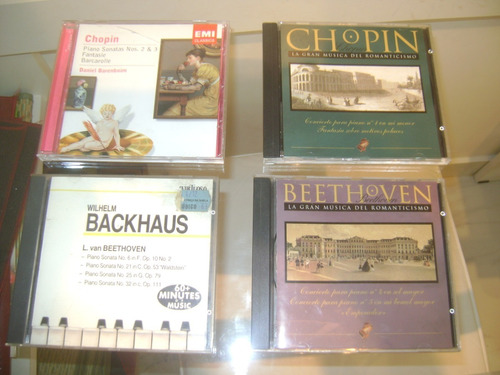 4 Cds Usados 2 De Chopin 2 De Beethoven Artic Xvii-26