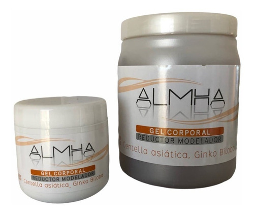 Gel Corporal Reductor Modelador Almha X950grs + 200grs