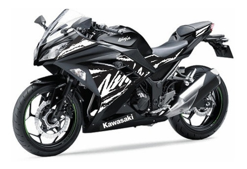 Kit Adhesivos Kawasaki Ninja 300r 2012/2019 #04 Mk Motos