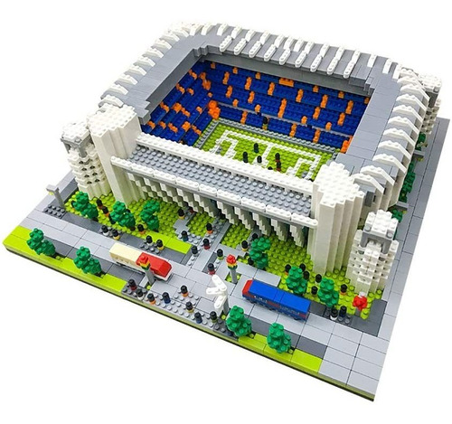 Micro Mini Blocks Modelo De Estadio Real Madrid Estadio...