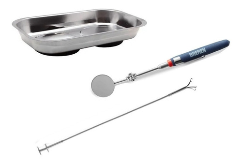 Kit Para Taller Bremen Profesional Bandeja Espejo Pescador 