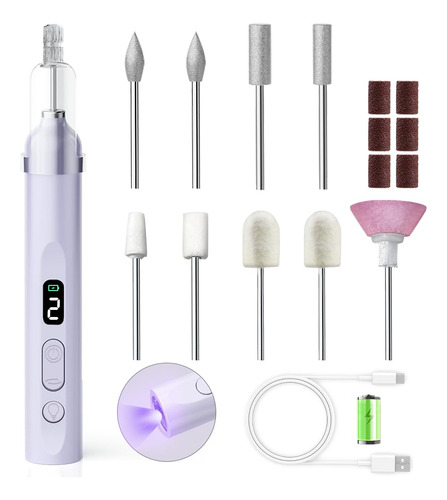 Kit De Máquina Pulidora De Uñas Jgo Lima De Uñas Eléctrica K