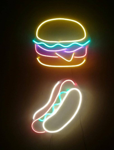 Imagen 2 de 7 de Figuras Comerciales De Decoración Luminosa Neón Led Flex Pvc