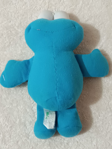 Lote 3 Peluches Come Galletas Y Pancho 20 Cm Azul Acero (Usado)