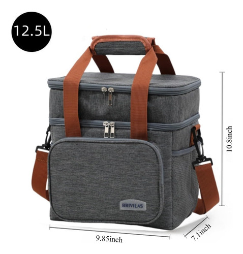 Amplía Y Engrosa La Bolsa Aislante Bandolera