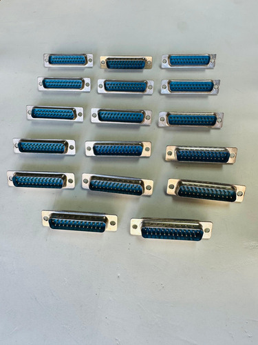 Lote Conector Ficha Db9 / Db25 Macho / Hembra / Tapas