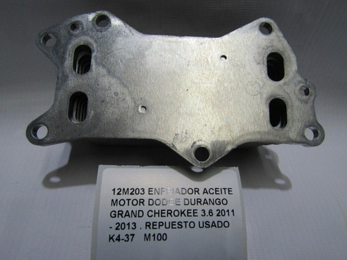 Imagen 2 de 4 de Enfriador Aceite Dodge Durango Grand Cherokee 3.6 2011-2013