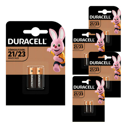 10 Pilhas Baterias 23a Duracell - 5 Cartelas