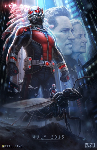 Póster Ucm Marvel Ant-man Película Exclusivo Sdcc Papel Hd 