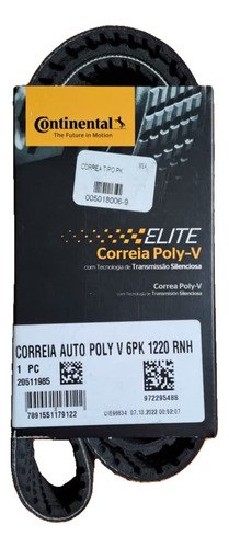 Correa Alternador 6pk 1220 Megane 3 2.0 2011-2020