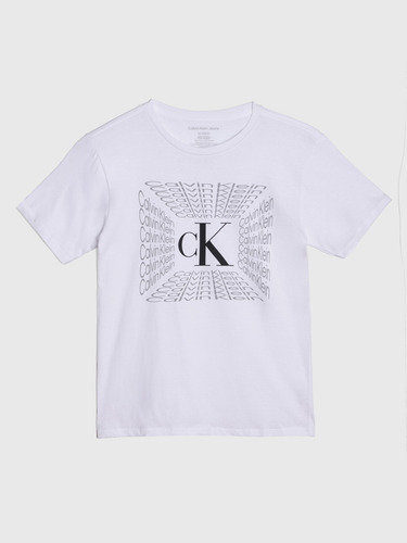 Polera Niño Twilight Blanco 100 Calvin Klein
