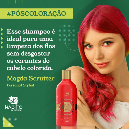 Kit Pós Coloração Linha Botanical Hábito Cosméticos