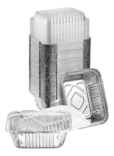 Bandeja De Aluminio C/tapa Plástica C-10 X60 Unidades