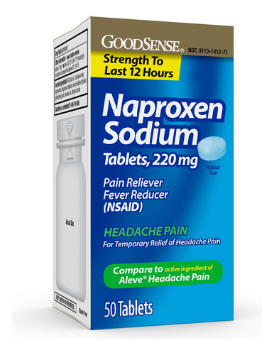 Goodsense Tabletas De Sodio De Naproxeno De 220 Mg Dolor De