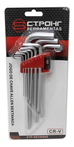 Imagem 1 de 2 de Jg De Chave Allen Sextavada Shx 9pcs